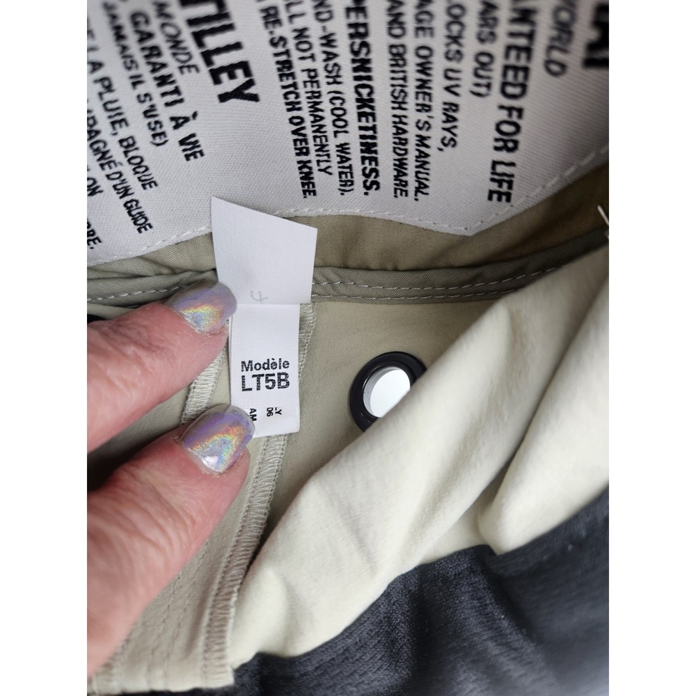 The Tilley Ladies Endurable Bucket Hat Size 7.25 (22.75") Khaki - Embellished - Picture 12 of 16